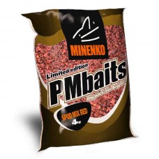 Прикормка MINENKO PMbaits big pack ready to use crushed spod mix red