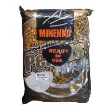 Прикормка MINENKO PMbaits ready to use spod mix №1 4кг strawberry