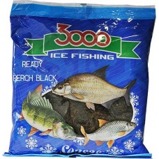 Прикормка Sensas 3000 0,5кг Perch black зимняя готовая