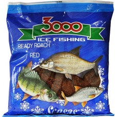 Прикормка Sensas 3000 0,5кг Roach red зимняя готовая