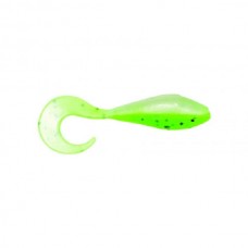 Приманка Bass Assassin 2-Curly Shad Chartreuse Pepper Shad 1/10