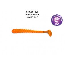 Приманка Crazy Fish Vibro worm 3-50-18-6