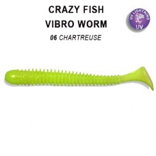 Приманка Crazy Fish Vibro worm 3-50-6-3