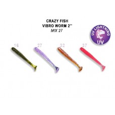 Приманка Crazy Fish Vibro worm 3-50-М27-6
