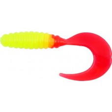 Приманка Manns твистер 12,5см лимон красный хвост 1/20