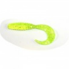 Приманка Manns твистер Hard nose curl tail grub 3" MF chartreuse 1/25