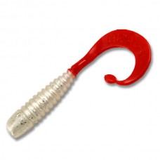 Приманка Manns твистер Nica-50 перламутровый с бл и красным хв 1/20