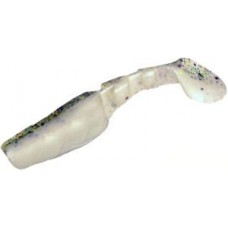 Приманка Manns виброхвост Stalker 5,5см ламинат черно-белый 1/20