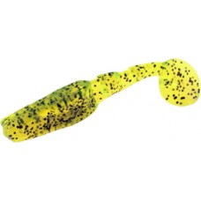 Приманка Manns виброхвост Stalker 5,5см шартрез черный блестящий 1/20