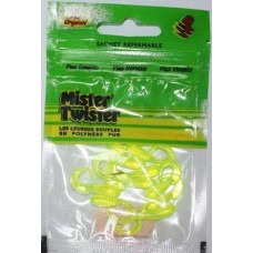 Приманка Mister Twister твистер 3см 10 салатовый 10шт