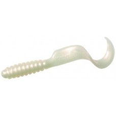 Приманка Mister Twister твистер 5см 1Р белый жемчуг 10шт