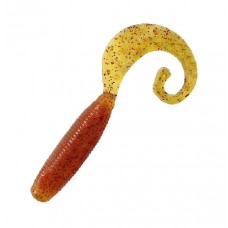 Приманка Reins Fat G tail grub 2'' цв. 566 motor oil red уп 20шт