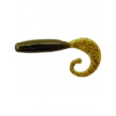 Приманка Reins твистер Fat G tail grub 2" 002 green pumpkin 20шт