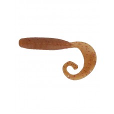 Приманка Reins твистер Fat G tail grub 2" 026 brown shrimp red