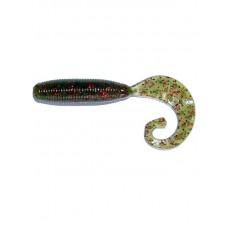 Приманка Reins твистер Fat G tail grub 3" 025 watermelon red 12шт