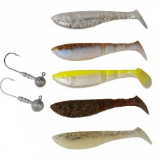 Приманка Savage Gear LB Pro 4Play Shad 7,2см 4г 5шт 10-Fluo Yellow Whi