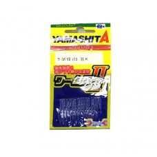 Приманка Yamashita Shirasu worm II 18мм №4 K 15шт