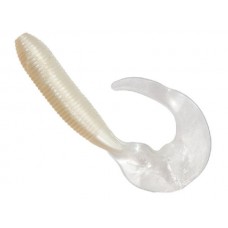 Приманка Zman твистер Grubz 5" shimmer pearl 8шт