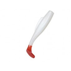 Приманка Zman виброхвост Minnowz 3" white pearl red tail 8шт/6шт