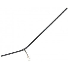 Противозакручиватель Kostal изогнутый с карабином и вертлюгом 12смх3,5мм 1/25шт