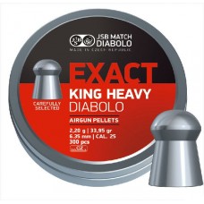 Пульки JSB Exact King Heavy diablo 6.35мм 2,2гр 300шт