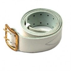 Ремень Хольстер поясной офицерский кожа №2 белый