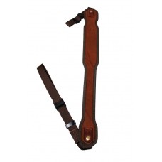 Ремень оружейный CZ кожа резина светлый