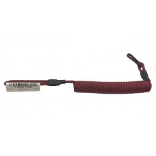 Ремешок страховочный витой паракордовый бордовый