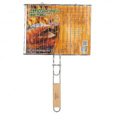 Решетка гриль Метиз для рыбы двойная нерж 450*250