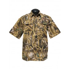 Рубашка ХСН Фазан короткий рукав камыш