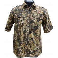 Рубашка ХСН Фазан короткий рукав лес