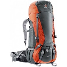 Рюкзак Deuter Aircontact 55+10л granite/papaya
