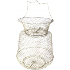 Садок Mifine диаметр 38см металлический с крышкой на пружине