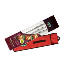 Шампур Пикничок 6 шт профиль 45 см в чехле