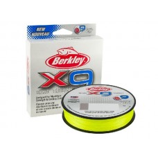 Шнур Berkley X9 flame green 150м 0,10мм