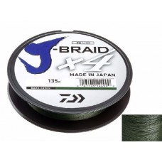 Шнур Daiwa J-Braid X4 0,10мм 135м Dark green