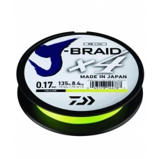 Шнур Daiwa J-Braid X4 0,15мм 135м Yellow