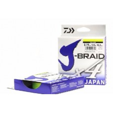Шнур Daiwa J-Braid X4 0,19мм 135м Yellow