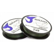 Шнур Daiwa J-Braid X4 0,25мм 135м Dark green