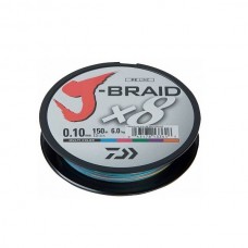 Шнур Daiwa J-Braid X8 0,10мм 150м multicolor