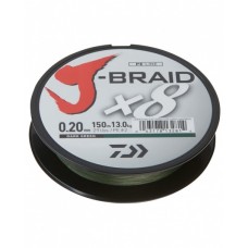 Шнур Daiwa J-Braid X8 0,22мм 150м dark green