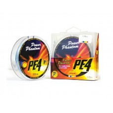 Шнур Power Phantom PE4 110м 2.0 0.22мм 11.8кг multicolor