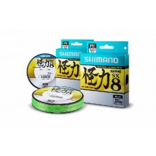 Шнур Shimano Kairiki PE SX8 150м 0,15мм зеленый 9,0кг