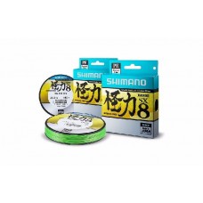 Шнур Shimano Kairiki PE SX8 150м 0,25мм зеленый 21,0кг