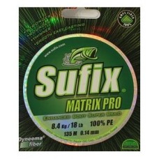 Шнур Sufix Matrix pro green 135м 0,14мм