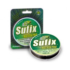 Шнур Sufix Matrix pro yellow 135м 0,10мм