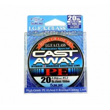 Шнур Sunline Cast Away PE HG 150м 1,2/0,181мм 20lbs 8,8кг