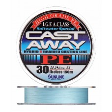 Шнур Sunline Cast Away PE HG 150м 2,0/0,235мм 30lbs 13,5кг
