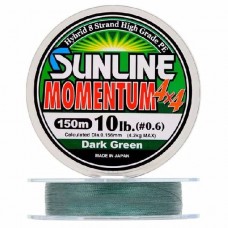 Шнур Sunline мomentum 4x4  HG D.G 150м 0,6 10lbs
