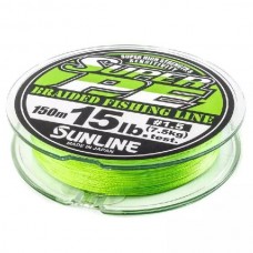 Шнур Sunline New Super PE L.GRN 150м 0,205мм 15lbs 7,5кг